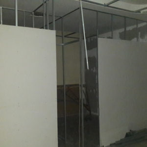 pemasangan partisi pada renovasi globalart lotte mall bintaro pemasangan partisi pada renovasi globalart lotte mall bintaro