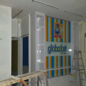 pemasangan furniture pada renovasi globalart lotte mall bintaro pemasangan furniture pada renovasi globalart lotte mall bintaro