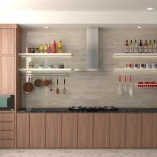 contoh design kitchen set finishing hpl