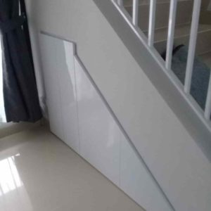 pembuatan lemari di bawah tangga serpong tangerang