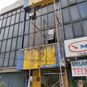 Kondisi luar bangunan sebelum renovasi Kondisi luar bangunan sebelum renovasi