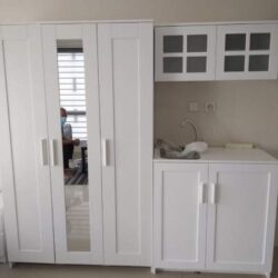 hasil pembuatan furniture apartemen di breeze apartment bintaro