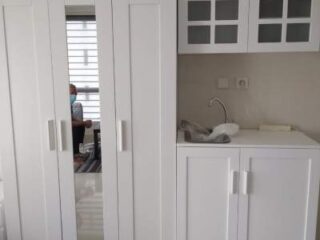 hasil pembuatan furniture apartemen di breeze apartment bintaro